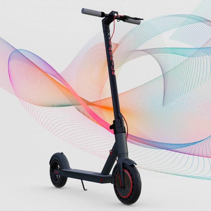 AERIUM S350 Ultra elektromos roller, fekete