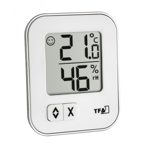 TFA 30.5026.02 MOXX digitális hőmérő páratartalom-mérővel - fehér