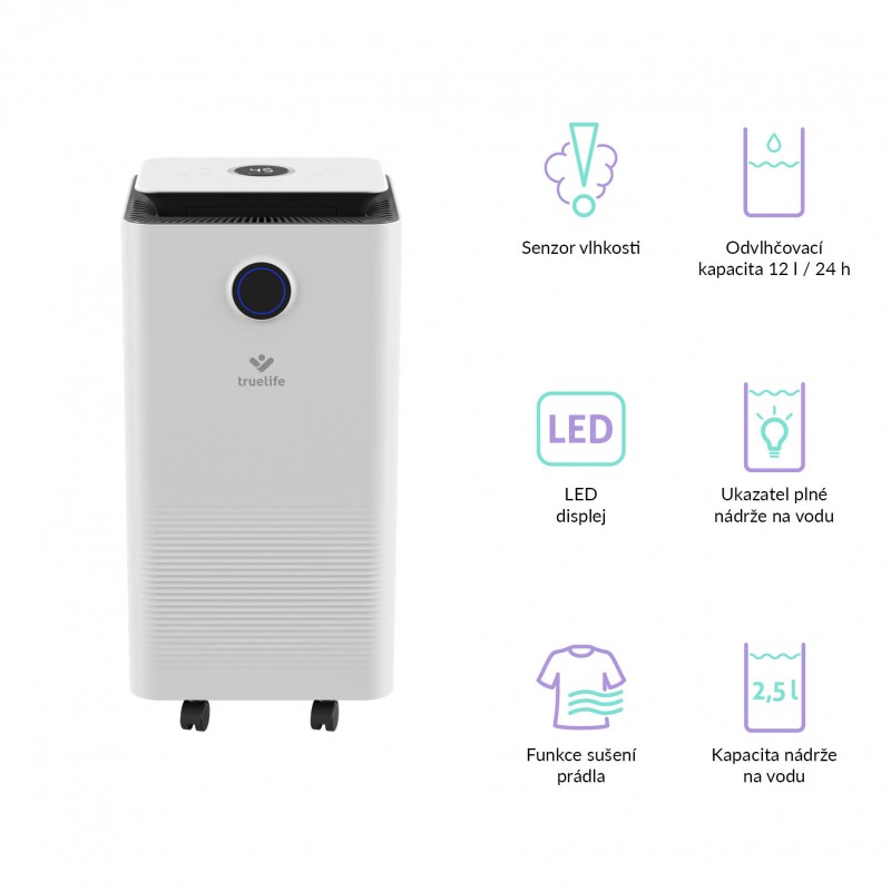 TrueLife AIR Dehumidifier DH5 Touch párátlanító