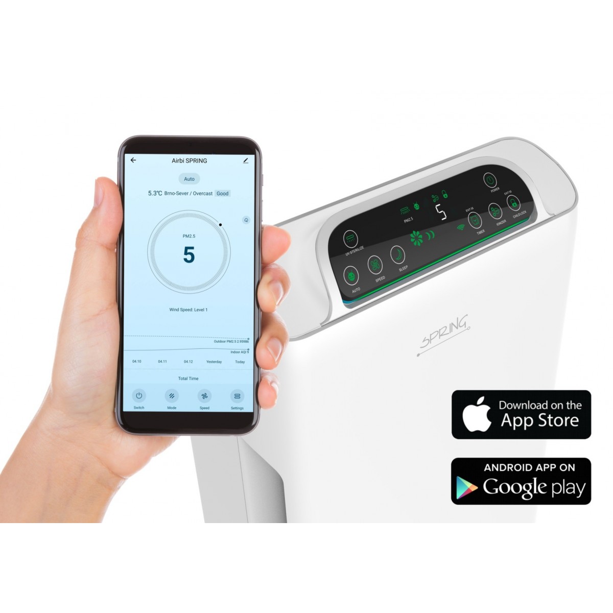 Airbi SPRING WiFi légtisztító