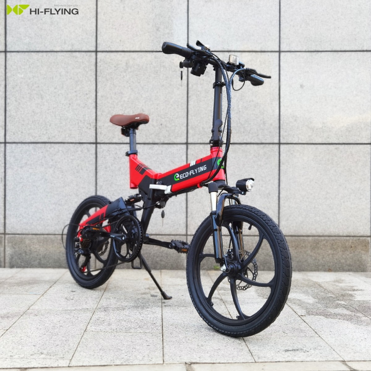Összecsukható elektromos kerékpár AERIUM ECO FLYING F250 20" 2022 red