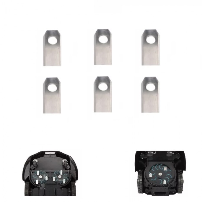 Csere pengekészlet az AERIUM RM800 SMART robotfűnyíróhoz (6db)