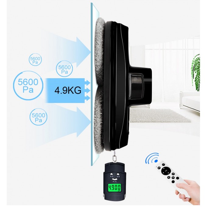 AERIUM VAC100 SMART ablaktisztító robot, fekete