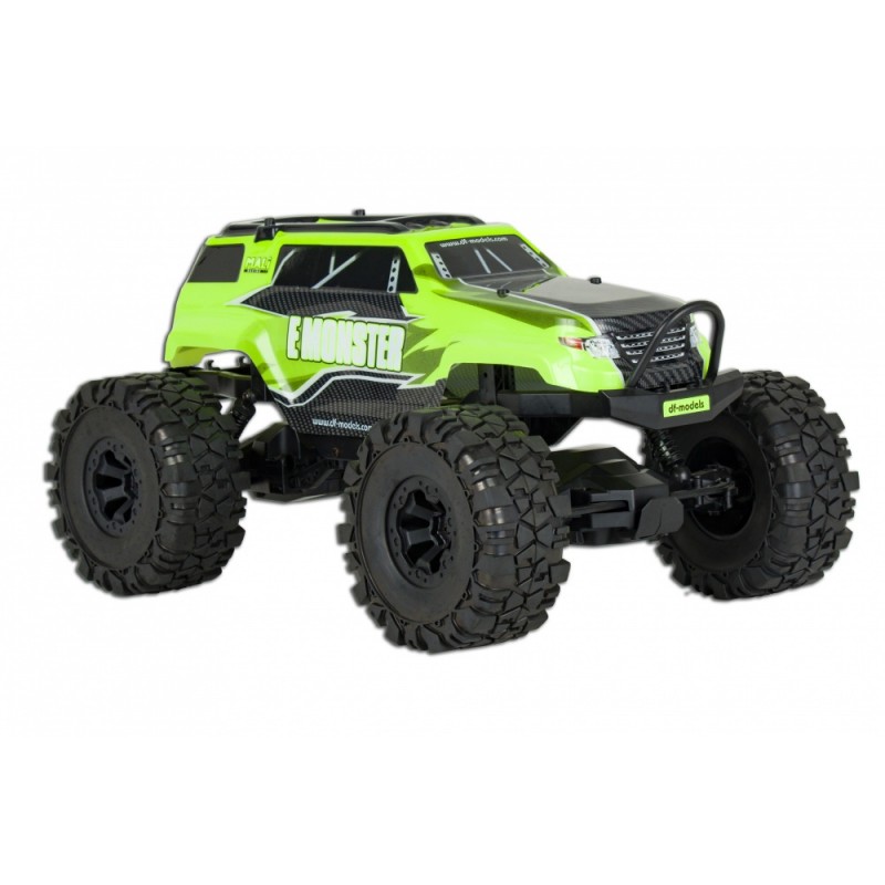 DF MODELS Crawler E Monster RC autó (1:10) - zöld