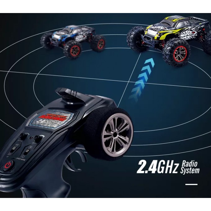 AERIUM HOSHI SPEED off-road RC autó (1:10) kék - 2 akkumulátorral AERIUM HOSHI SPEED off-road RC autó (1:10) kék - 2 akkumulátorral