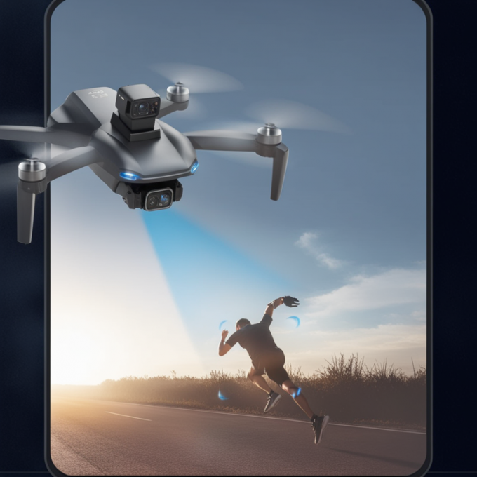 AERIUM MAX 108 LASER 4K Dual Camera GPS drón - 3 akku