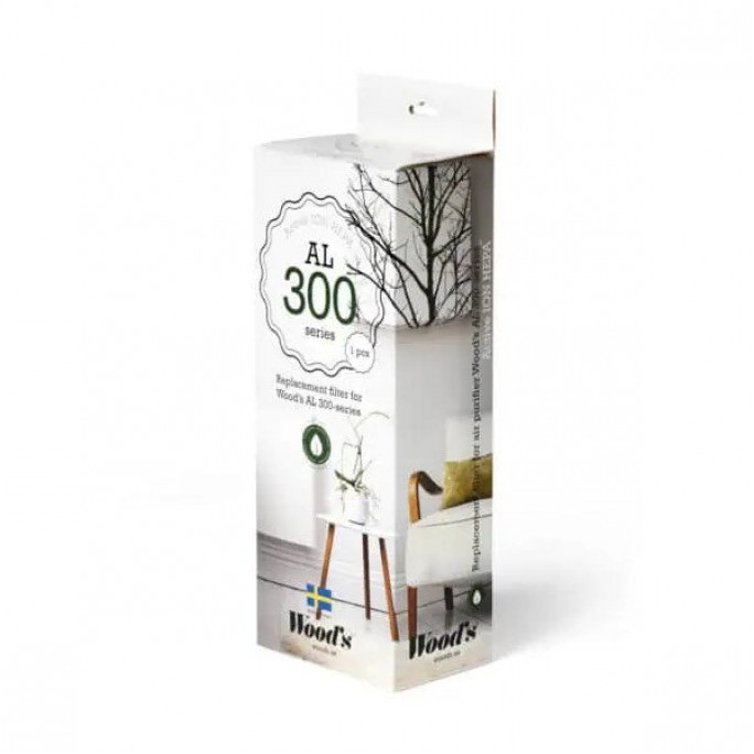 Csere aktív ION HEPA szűrő a Woods AL310 / AL310 FC készülékhez Csere aktív ION HEPA szűrő a Woods AL310 / AL310 FC készülékhez