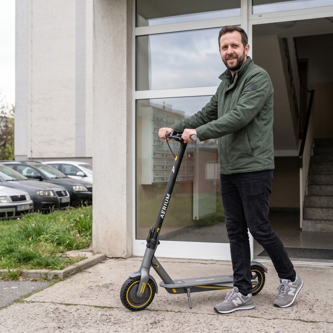 AERIUM T350 PRO elektromos roller, fekete