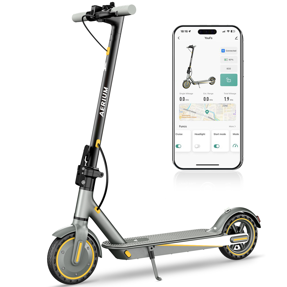 AERIUM T350 PRO elektromos roller, fekete Értékelések