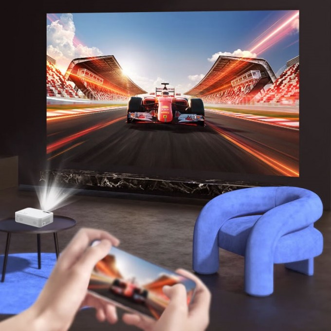 AERIUM Z850 UHD HiSilicon Wi-Fi hordozható projektor