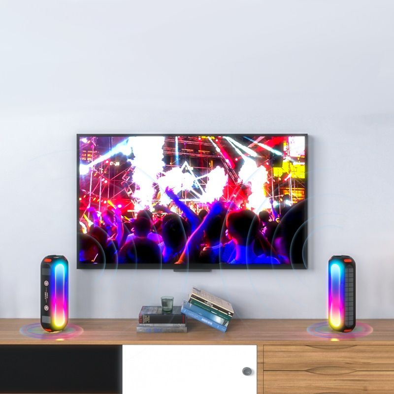 Hordozható Bluetooth hangszóró napelemmel AERIUM T5000 LED TWS