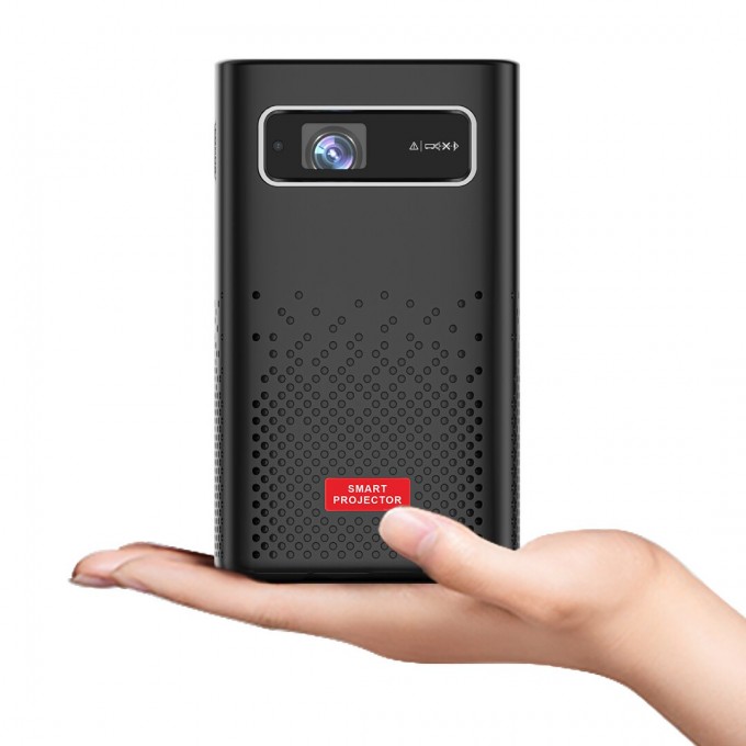 AERIUM P8000 DLP Wi-Fi Super Bass mini hordozható projektor akkumulátorral