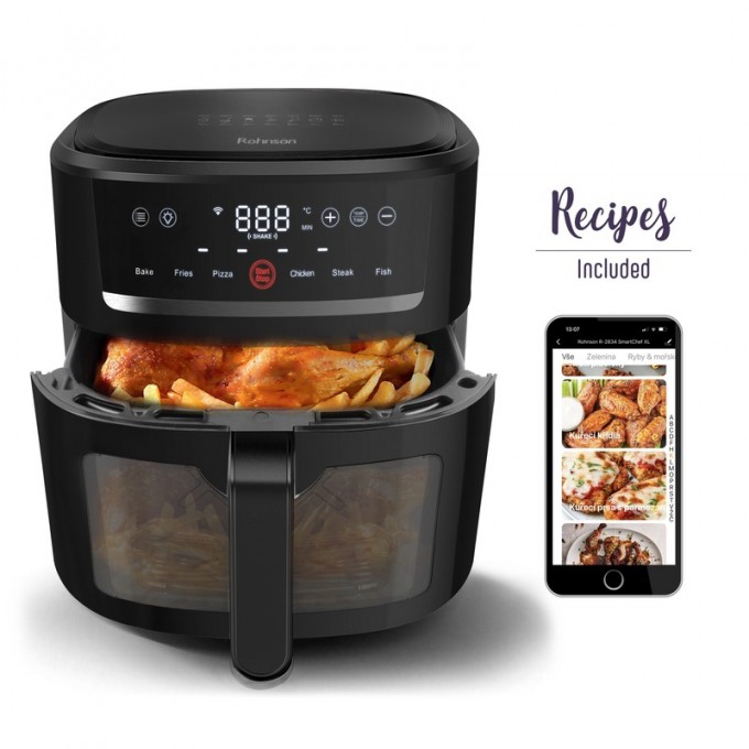 Forrólevegős sütő Rohnson R-2834 SmartChef XL Wi-Fi