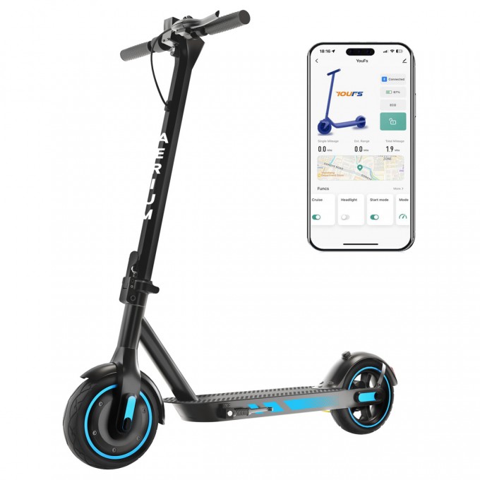 AERIUM MaxRide T500 elektromos roller, kék