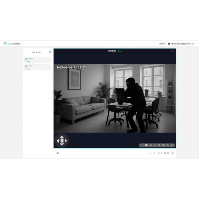 Biztonsági kamera AERIUM Zooma 25F