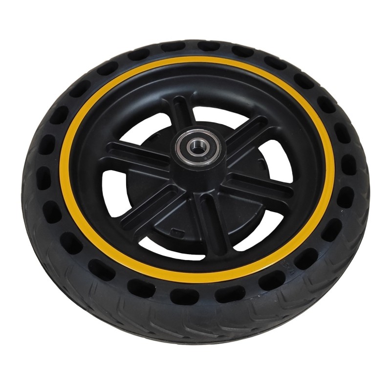 Pót hátsó kerék sárga színben az AERIUM T350-es rollerhez fekete