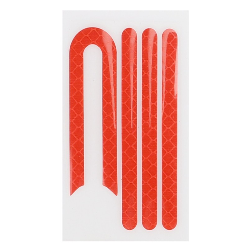 Piros színű csere öntapadós fényvisszaverők szett elektromos rollerekhez