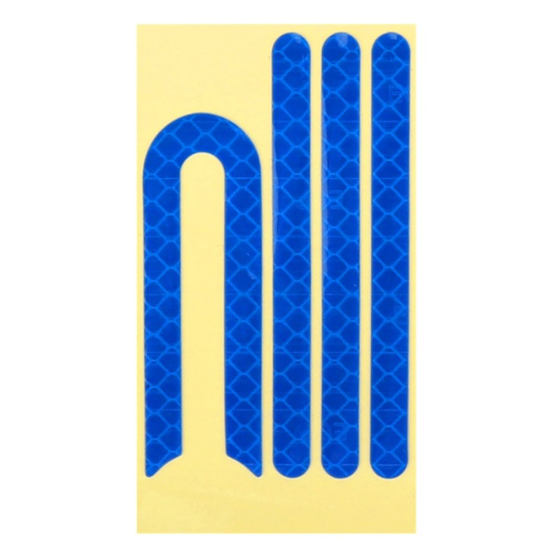 Sötétkék színű csere öntapadós fényvisszaverők szett elektromos rollerekhez