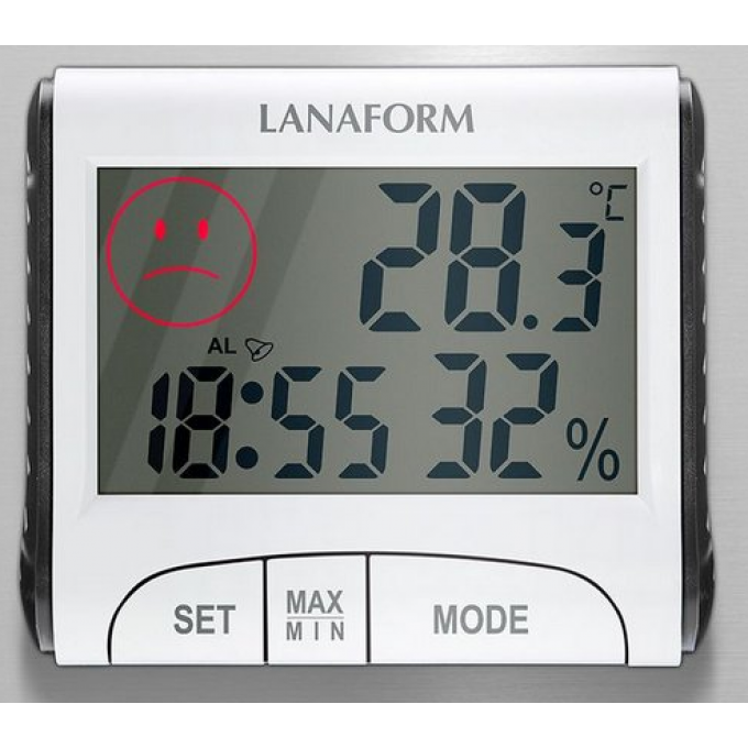 Digitális hőmérő és nedvességmérő - Lanaform LA120701