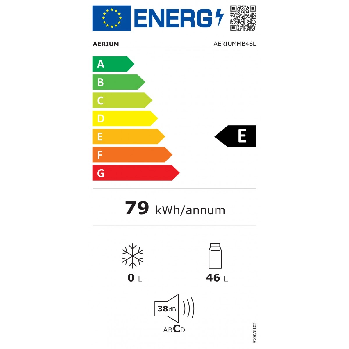 AERIUM MB46L mini hűtőszekrény AERIUM MB46L mini hűtőszekrény