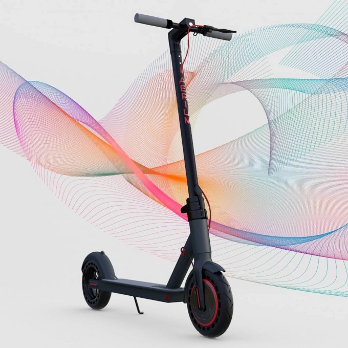 AERIUM S350 Ultra elektromos roller, fekete