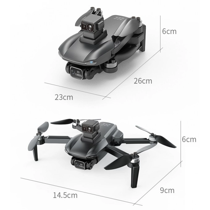 AERIUM MAX 108 LASER 4K Dual Camera GPS drón - 3 akku