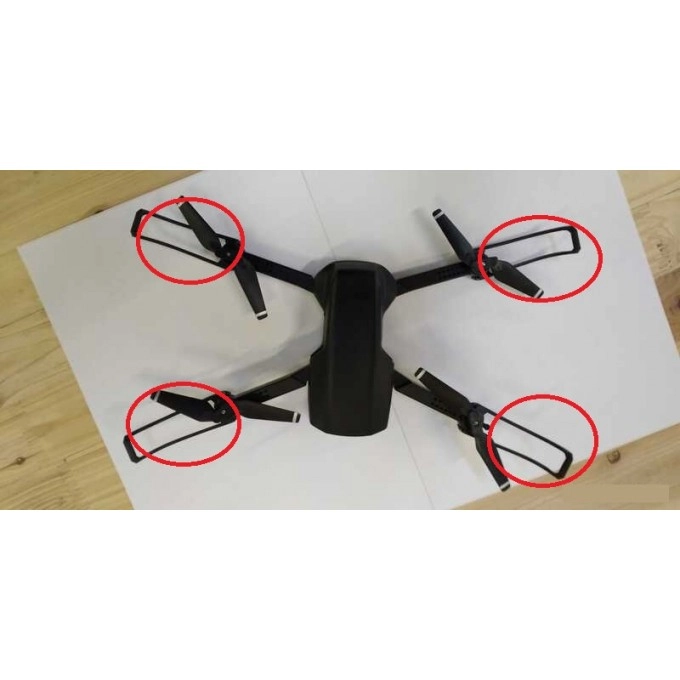 4 darabos csere propellervédőkészlet AERIUM KF 4K drónhoz