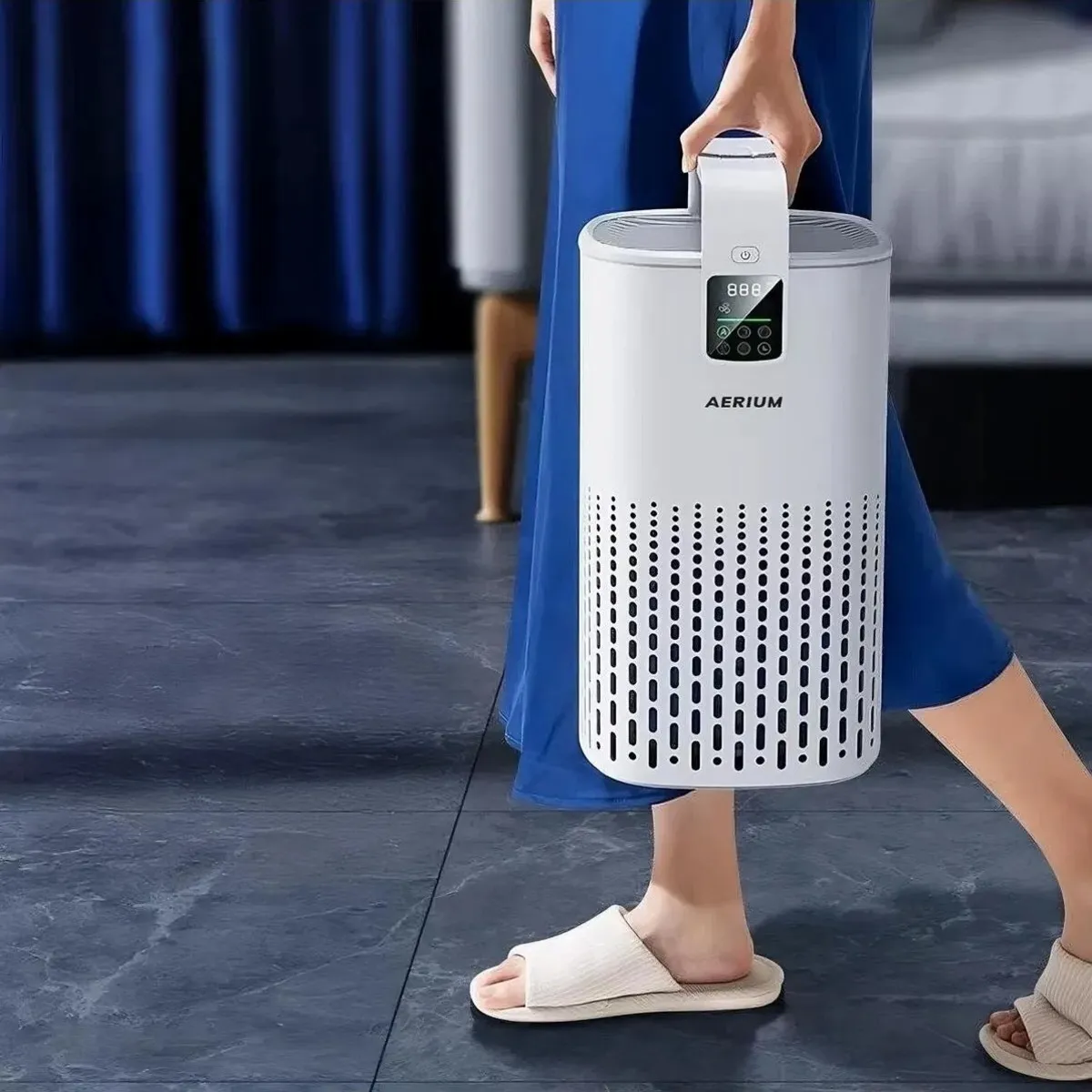 Légtisztító AERIUM PureSteel Q3 HEPA Wi-Fi