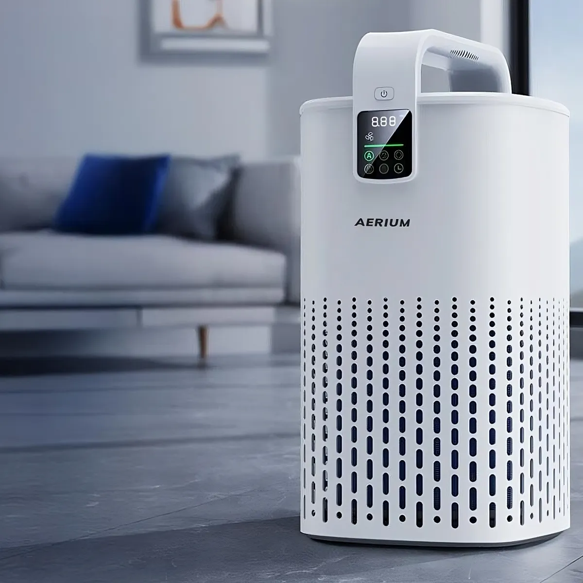 Légtisztító AERIUM PureSteel Q3 HEPA Wi-Fi