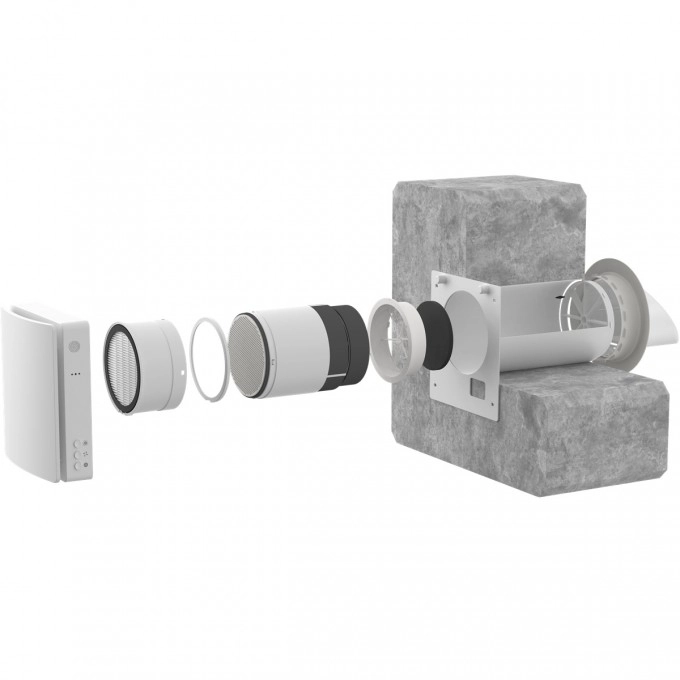 Decentrális hővisszanyerő AERIUM FreshPair+ C60P CO2 érzékelővel Decentrális hővisszanyerő AERIUM FreshPair+ C60P CO2 érzékelővel